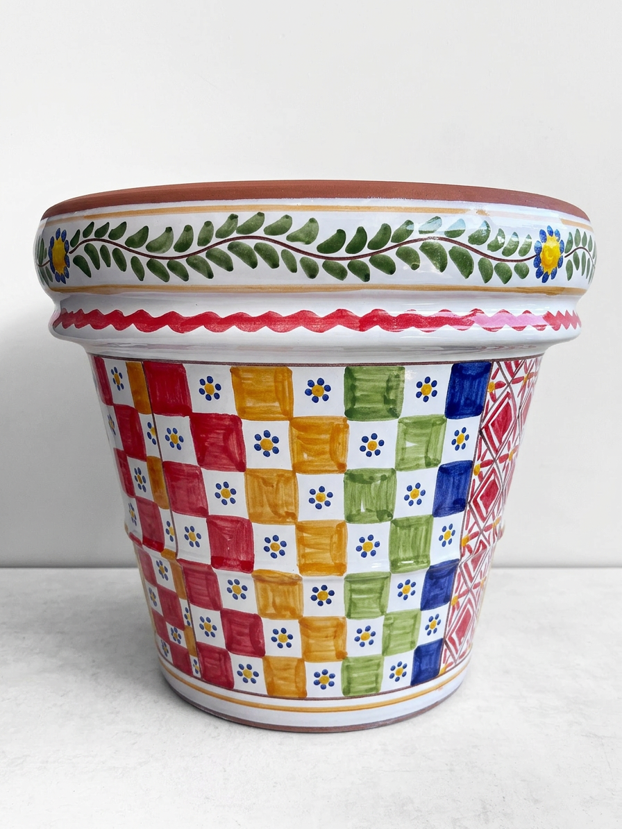 Ceramic Decorated Planter