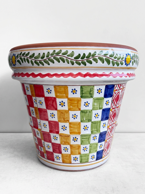 Ceramic Decorated Planter