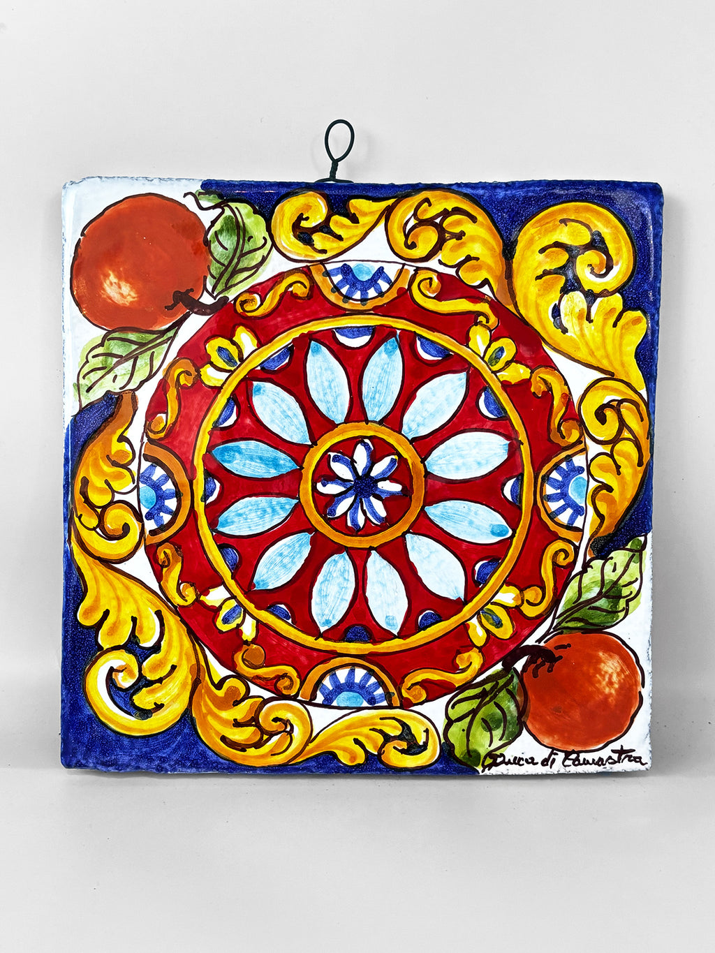 Decorative Tile with Hanging Hook