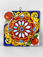 Decorative Tile with Hanging Hook