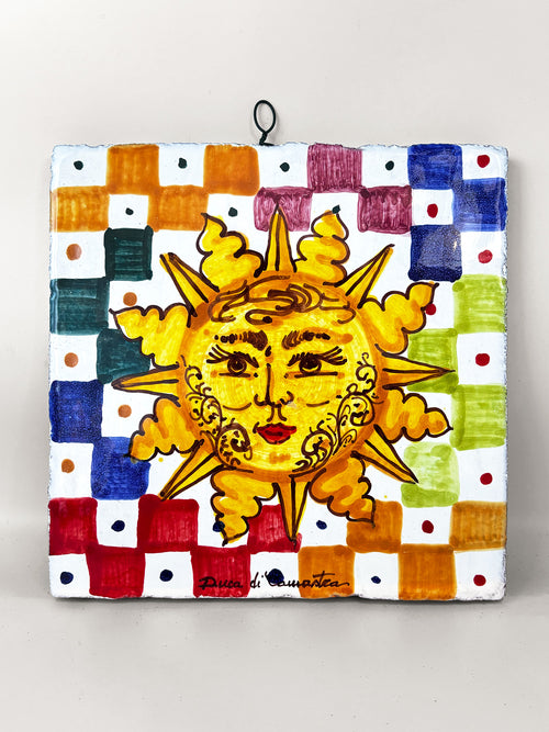 Decorative Tile with Hanging Hook