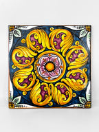 Decorative Tile with Hanging Hook