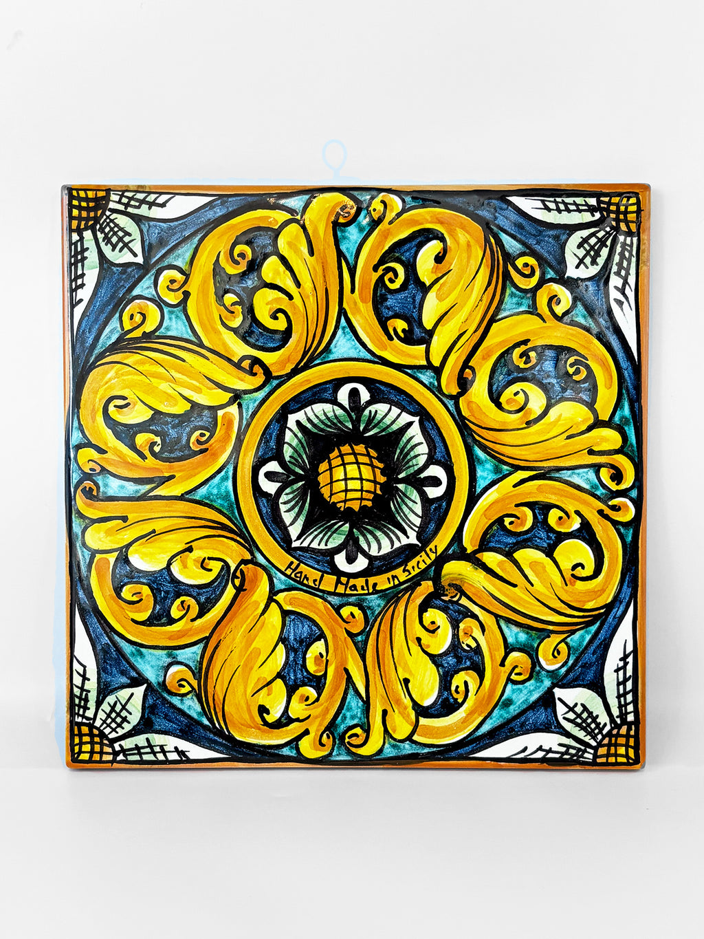 Decorative Tile with Hanging Hook