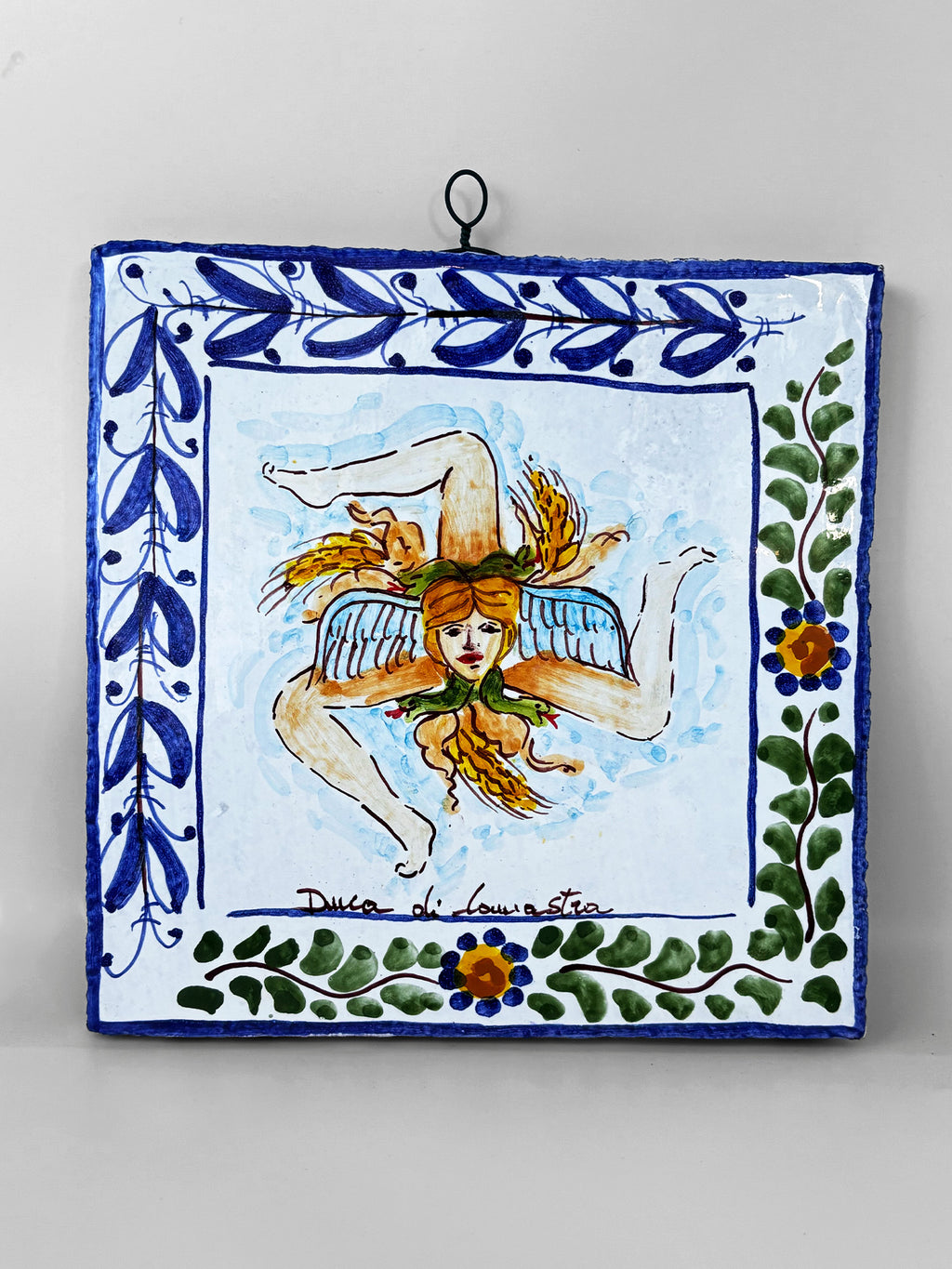 Decorative Tile with Hanging Hook